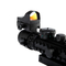 3-10x40 het Dubbele Verlichte Werkingsgebied van het de Jachtgeweer met Rood Dot Laser Sight